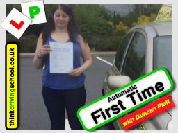 Passed with think driving school in May 2017 and left this review