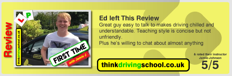 Samantha left this awesome review of think drivng school