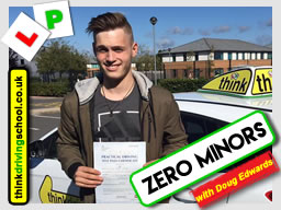 Passed B+E with Doug at think driving school