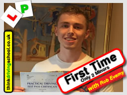 passed with rob evamy from bordon driving school
