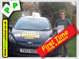 Chesney from Rowledge passed with richard young adi from farnham