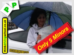 happy think driving school learner from guildford
