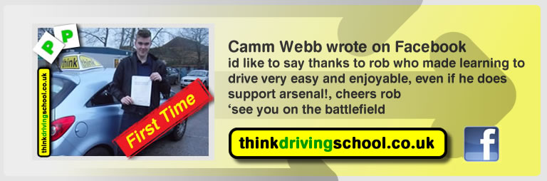 Jack Andersen passed with rob evamy from bordon driving school