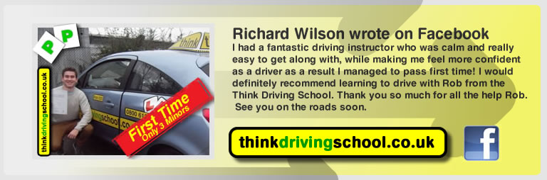 richard wilson passed with rob evamy from bordon driving school