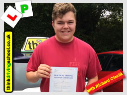 passed with driving instructor from Basingstoke Richard Cieslik ADI