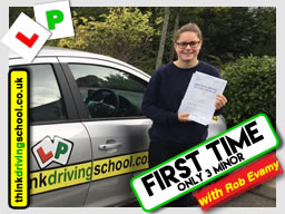 passed with rob evamy from bordon driving school