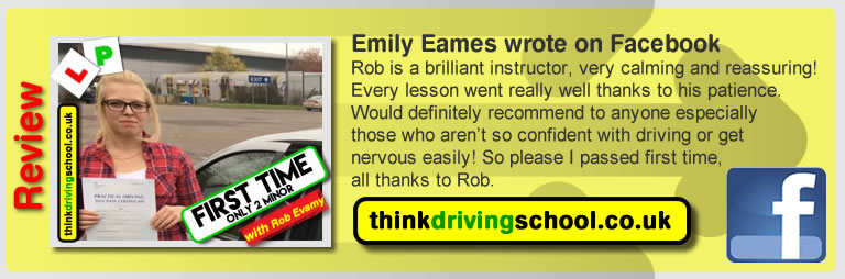passed with rob evamy from bordon driving school
