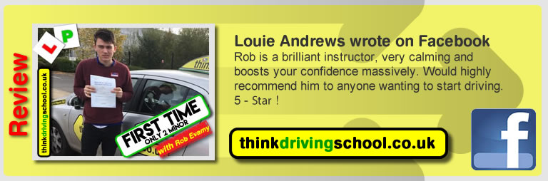 passed with rob evamy from bordon driving school