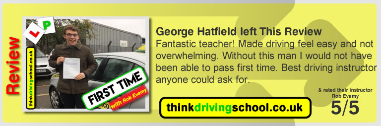 passed with rob evamy from bordon driving school