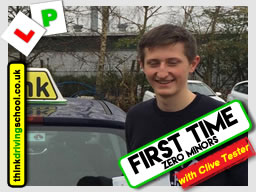 passed with think driving school with ZERO minors