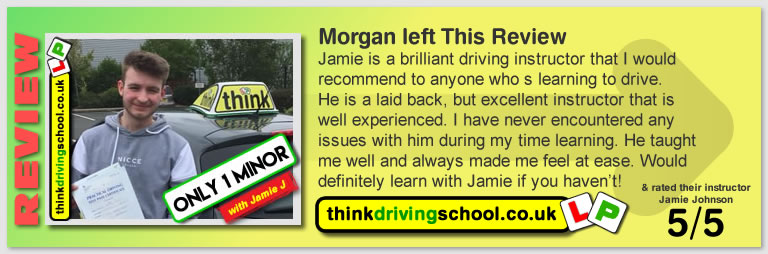 Samantha left this awesome review of think drivng school