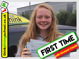 passed with driving instructor from Basingstoke Richard Cieslik ADI