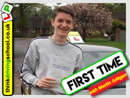 5 Star review of think Driving School Passed with think driving school in May 2018 and left this 5 star review