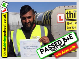 Passed with think driving school in May 2018 and left this 5 star review