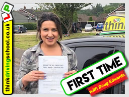 5 Star review of think Driving School Passed with think driving school in June 2018 and left this 5 star review
