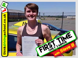 5 Star review of think Driving School Passed with think driving school in July 2018 and left this 5 star review