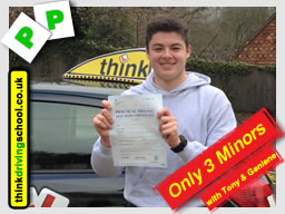 Passed with think driving school in March 2015