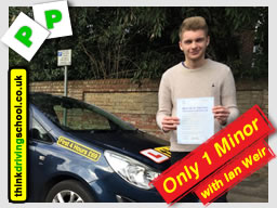 Passed with think driving school in March 2015