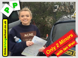 Passed with think driving school in March 2015