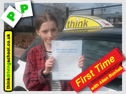 Passed with think driving school in March 2015
