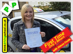 Passed with think driving school in March 2015