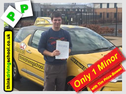 Passed with think driving school in March 2015