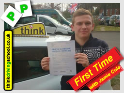 Passed with think driving school in March 2015