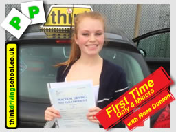 Passed with think driving school in March 2015