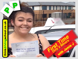 Passed with think driving school in March 2015