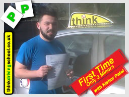 Passed with think driving school in March 2015