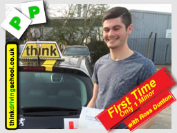 Passed with think driving school in March 2015