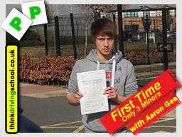 Passed with think driving school in March 2015