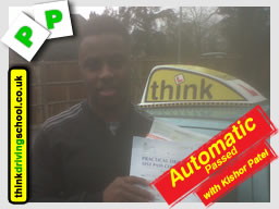 Passed with think driving school in March 2015