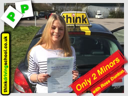 Passed with think driving school in March 2015