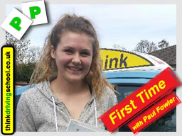 Passed with think driving school in April 2015