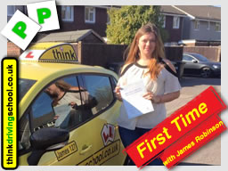 Passed with think driving school in April 2015