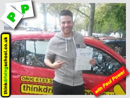 Passed with think driving school in April 2015