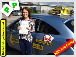 Passed with think driving school in April 2015