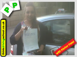 Passed with think driving school in April 2015