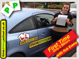 Passed with think driving school in May 2015