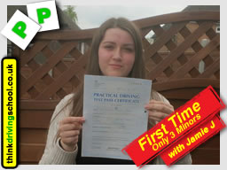 Passed with think driving school in May 2015