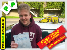 Passed with think driving school in May 2015