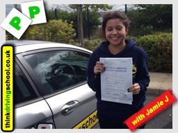 Passed with think driving school in May 2015