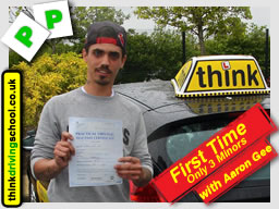 Passed with think driving school in May 2015