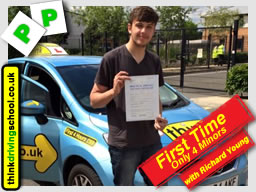 Passed with think driving school in June 2015