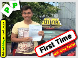 Passed with think driving school in June 2015