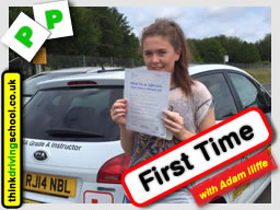 Passed with think driving school in June 2015