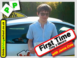 Passed with think driving school in June 2015