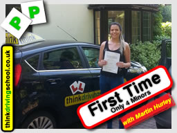 Passed with think driving school in July 2015