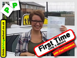 Passed with think driving school in July 2015